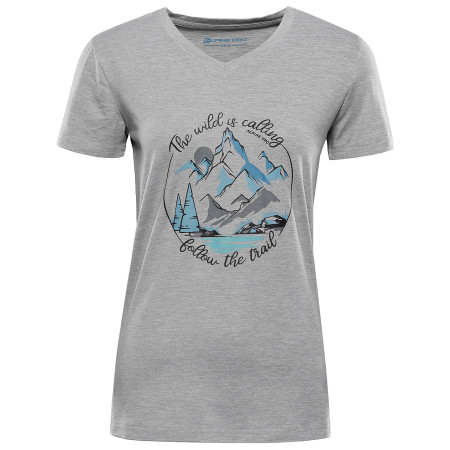 T-shirt femme Alpine Pro Grema 3 gris foncé Grey