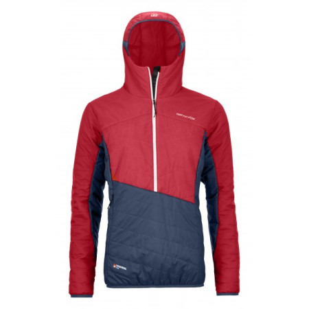 Veste femme Ortovox Dufour Anorak rouge HotCoral