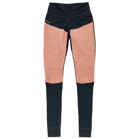 Sous-vêtements fonctionnels femme Devold Tuvegga Merino Longs Wmn orange / noir CORAL