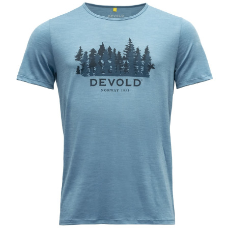 T-shirt fonctionnel homme Devold Ørnakken Merino 130 Tee Man bleu clair Moon