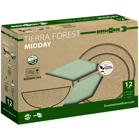 Set de vaisselle Brunner Midday PLA Tierra Forest