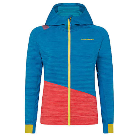 Sweat-shirt femme La Sportiva Aim Hoody W bleue Neptune/Hibiscus
