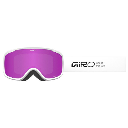 Masques ski Giro Cruz White Stacked-Amber Pink