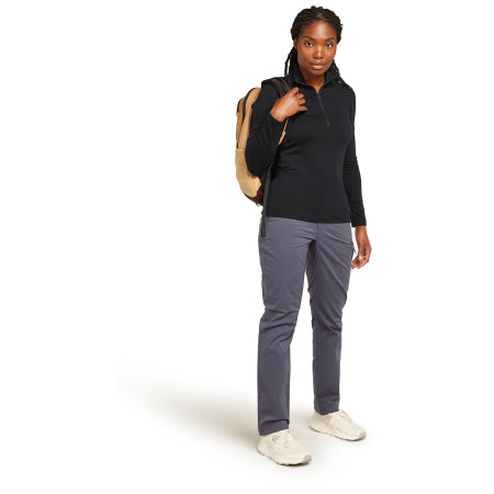 T-shirt femme Icebreaker W Mer Core Heavyweight LS Half Z