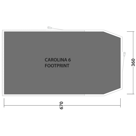 Tapis de sol Outwell Footprint Carolina 6