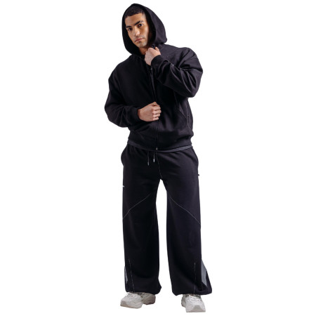 Sweatshirt fonctionnel homme Nebbia Zipper Hoodie with Embroidery Primal