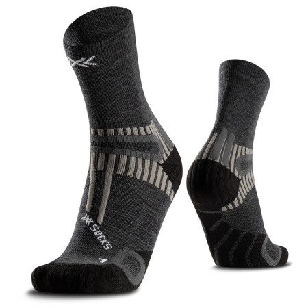 Chaussettes X-Socks Hike Perform Merino Ankle gris
