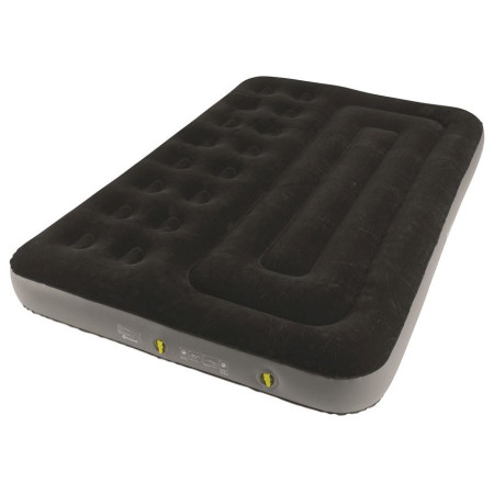 Matelas goflable Outwell Classic Double Two Chamber noir / gris Black & Grey