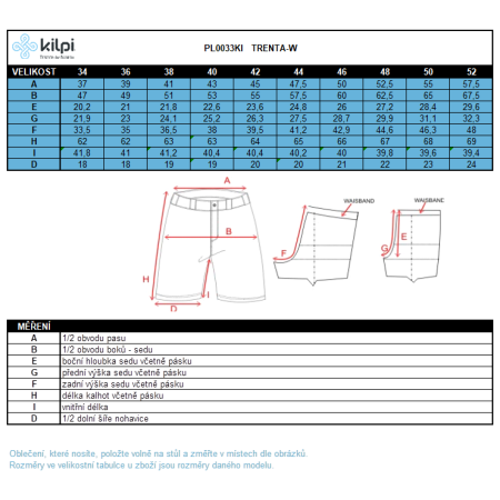 Pantalon 3/4 femme Kilpi Trenta-W
