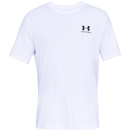 T-shirt homme Under Armour Sportstyle Left Chest SS blanc White