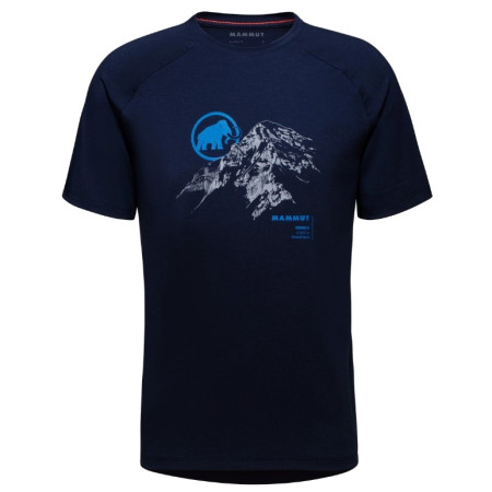 T-shirt homme Mammut Mountain T-Shirt Men Moench bleue marine
