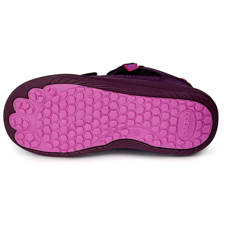 Chaussures barefoot toutes saisons pour enfant Bugga Safi Dark Purple
