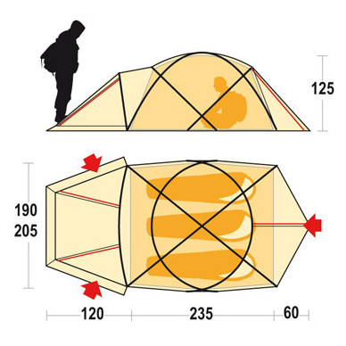 Tente Ferrino Snowbound 3