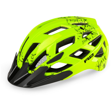 Casque vélo R2 Lumen Junior jaune / noir yellow
