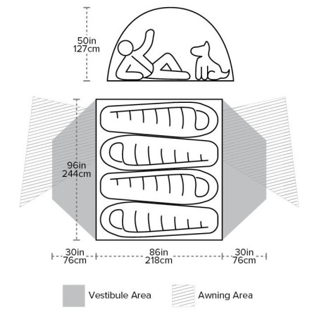 Tente Big Agnes Copper Spur Hv UL4 2025
