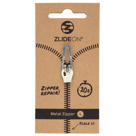 Fermeture éclair de rechange ZlideOn Opravný jezdec pro kovové zipy - L argenté silver