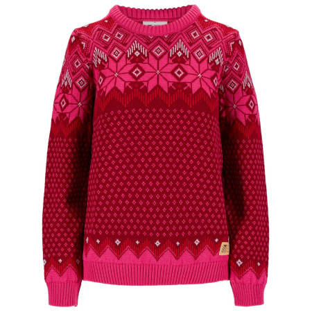 Pull femme Dale of Norway Vilja Fem Sweater rose Redrose Allium Raspberry