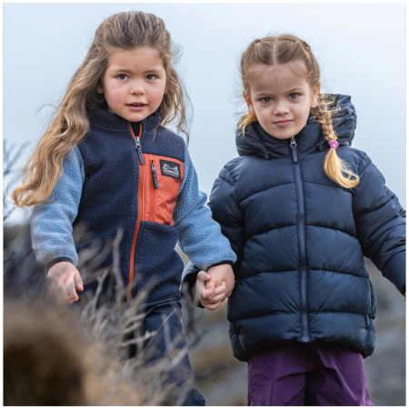 Sweatshirt enfant Didriksons Anten Kids Fullzip 2 Winter Blue