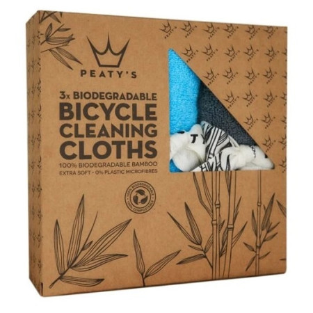 Chiffon de nettoyage Peaty´s Bamboo Bicycle Cleaning Cloths