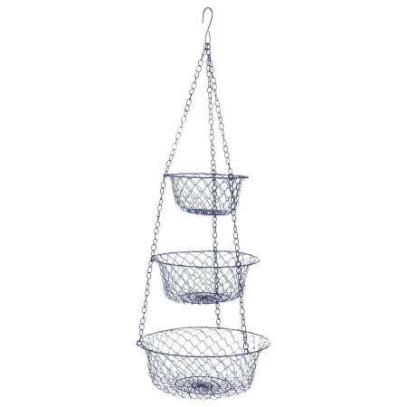 Organiseur Bo-Camp Hanging baskets 3-level bleu metal blue
