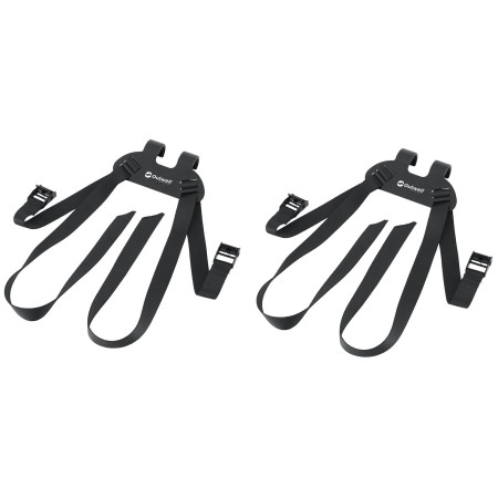 Bandes de serrage Outwell Coolbox Tie Down System vert Black
