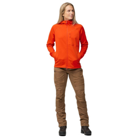 Veste femme Fjällräven Abisko Grid Fleece Hoodie W