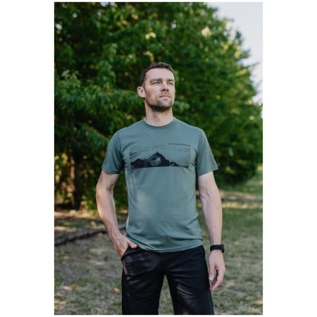 T-shirt homme MOOA Merino Lyolite Highlander 150 Short