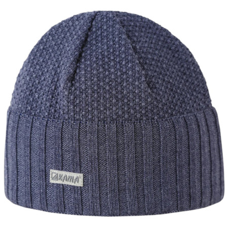 Bonnet laine mérinos Kama A 199 bleu foncé navy