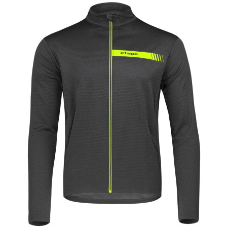 Sweat-shirt homme Etape Solid noir / jaune Antracit/žlutá fluor