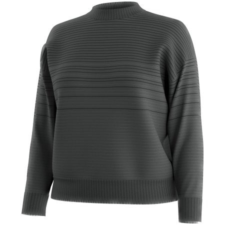 Pull femme Smartwool Women's Summit Crew Sweater gris Charcoal