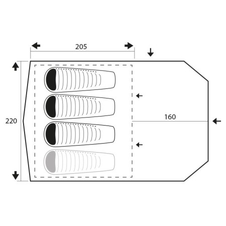 Tente familiale Trimm Focus