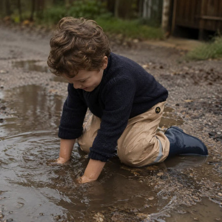 Pantalon imperméable pour enfant DucKsday Rainpants Londen/sand