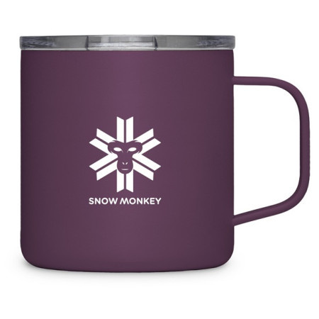 Mug isotherme Snow Monkey Booster violet plum