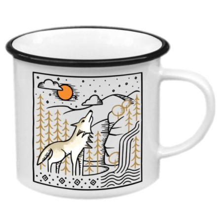 Tasse České parky Wolfie blanc