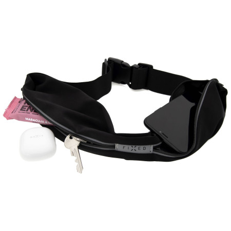 Sac banane running FIXED Sportbelt Duo vert black