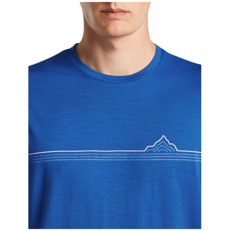 T-shirt homme Icebreaker Men Merino 150 Tech Lite SS Tee Range Stripes