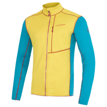 Sweat-shirt homme La Sportiva Chill Jkt M (2022) jaune / bleu Moss/Crystal