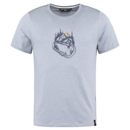 T-shirt homme Chillaz Solstein Carabiner Forest bleu clair Grey Blue Melange