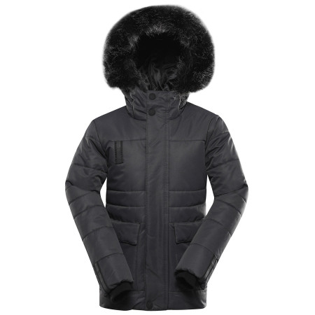 Veste d'hiver enfants Alpine Pro Werdo gris DK.TRUE GRAY