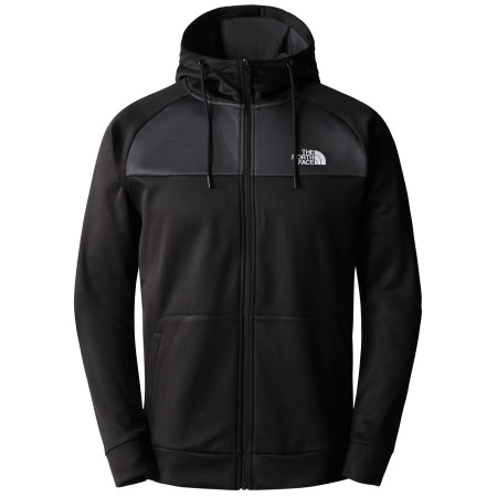 Sweat-shirt homme The North Face Reaxion Fleece F/Z Hoodie noir / gris TNF BLACK/ASPHALT GREY