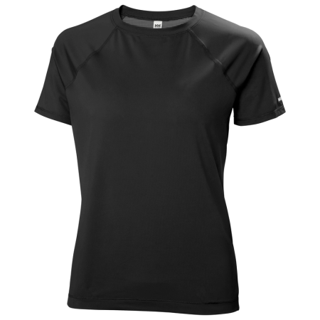 T-shirt fonctionnel femme Helly Hansen W Tech Trail Ss T-Shirt vert Black