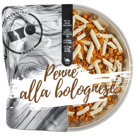 Repas déshydraté Lyo food Penne alla bolognese 500g