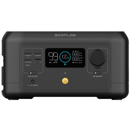 Station de charge EcoFlow RIVER mini vert black