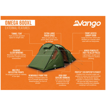 Tente Vango Omega 600XL