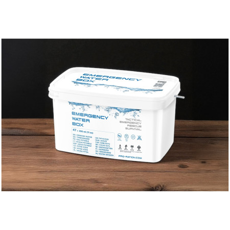 Eau potable Adventure Menu Emergency Water BOX blanc