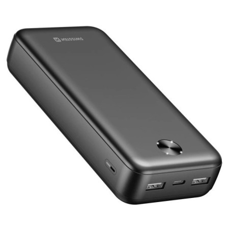 Banque d'énergie Swissten Worx Pro 20000 mAh noir black