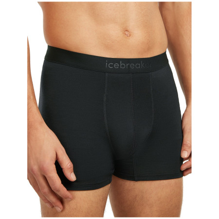 Caleçons fonctionnels homme Icebreaker Men Merino Blend 125 ZoneKnit™ Boxers noir Black