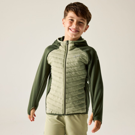 Veste enfant Regatta Junior Andreson Hybrid DkKhaki/LtSg