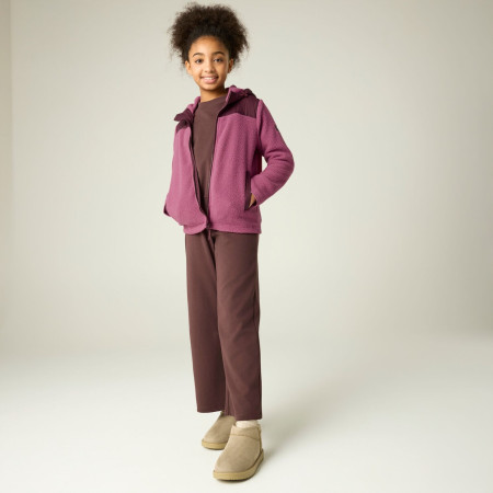 Sweatshirt enfant Regatta Myla Hybrid Jacket Fig/Violet