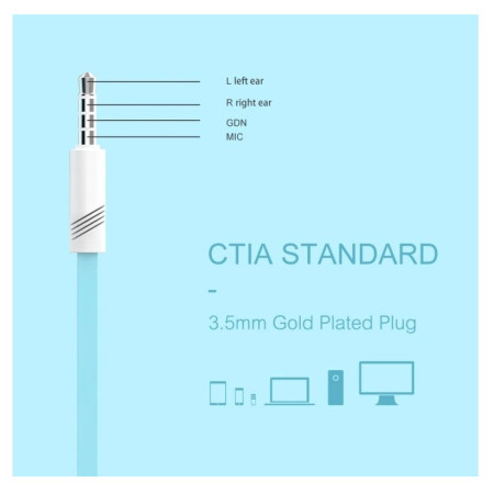 Casque audio Swissten EARBUDS RAINBOW YS-D2